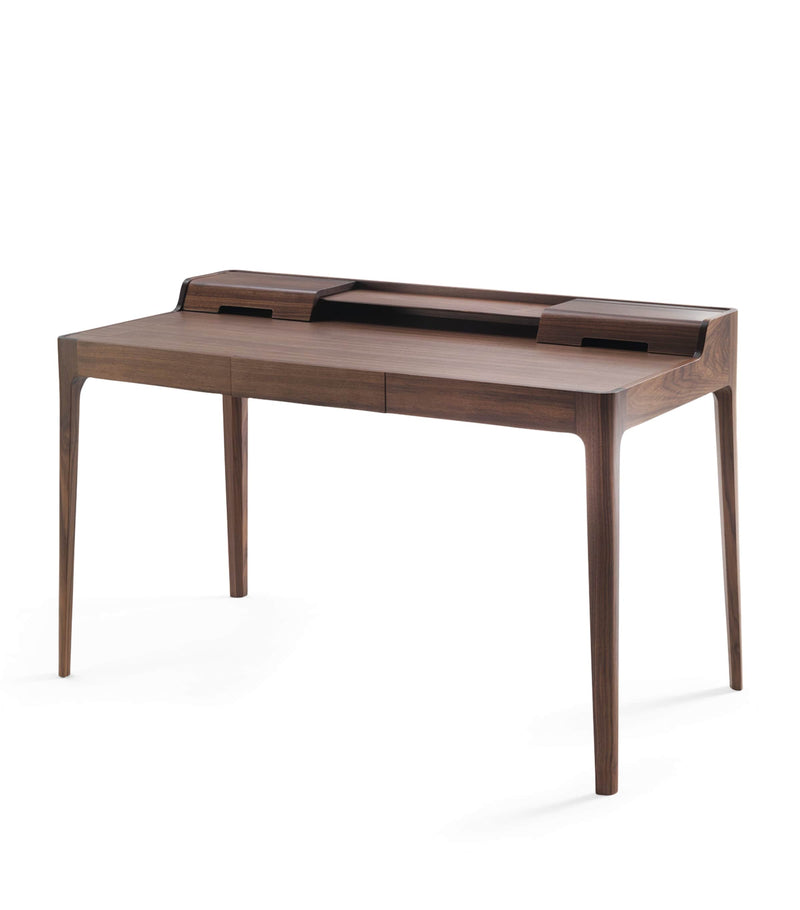 Porada Walnut Saffo Writing Desk, imported from the UK