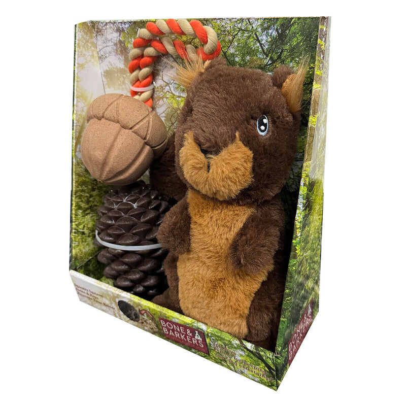Bone & Barkers Dog Toy Set Woodland 3 Pack - British product