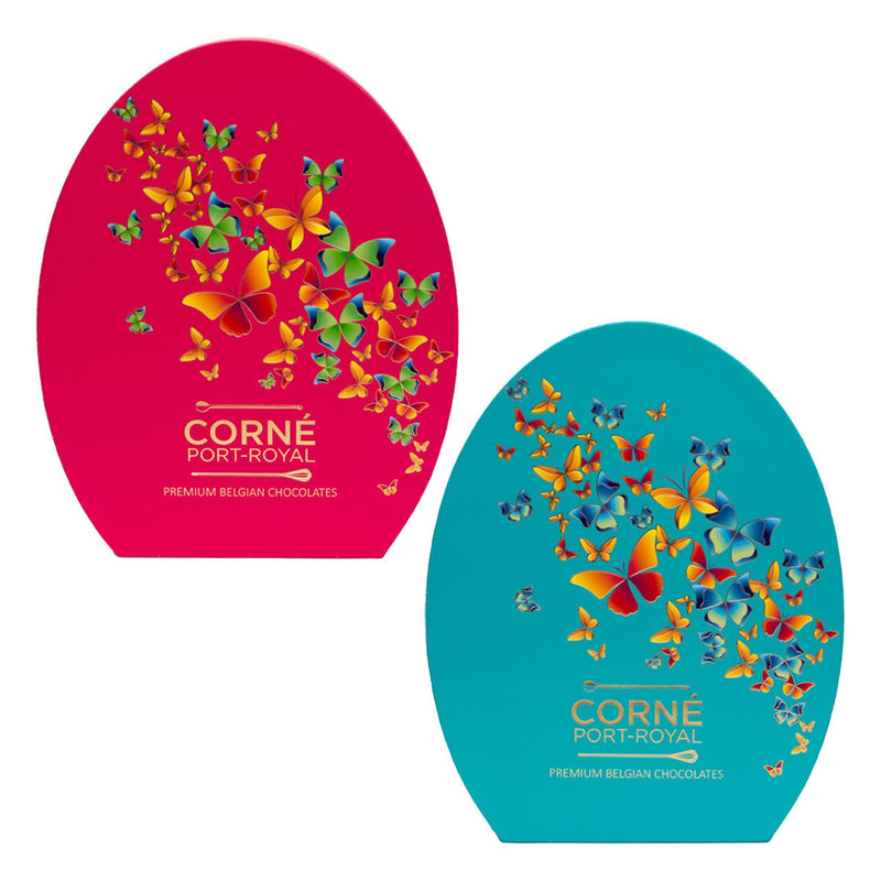 Corne Port-Royal Belgian chocolates spring box 2 colours 396g - British product