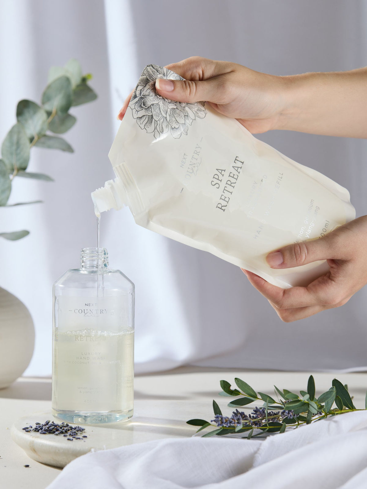 Spa Retreat Scented Hand Wash Refill Pouch