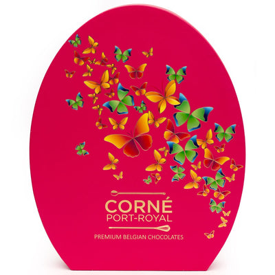 Corne Port-Royal Premium Belgian Chocolates Spring Pink Box Chocolate Box 396g