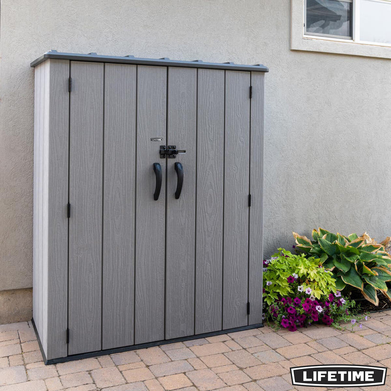 Lifetime Vertical Storage Shed with Shelving 1,510 Litre, UK version