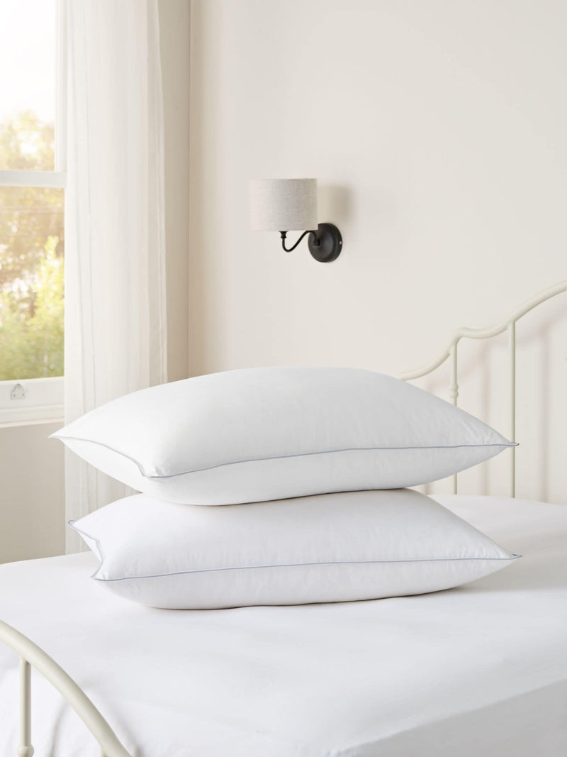 Super firm duck feather and down pillows 2 pack (British brand)