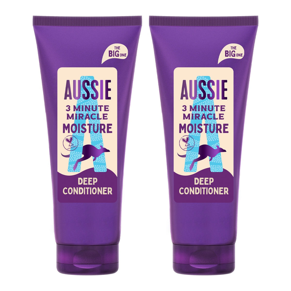 Aussie Miracle Moist 3 Minute hair treatment 2 x 350ml - British product