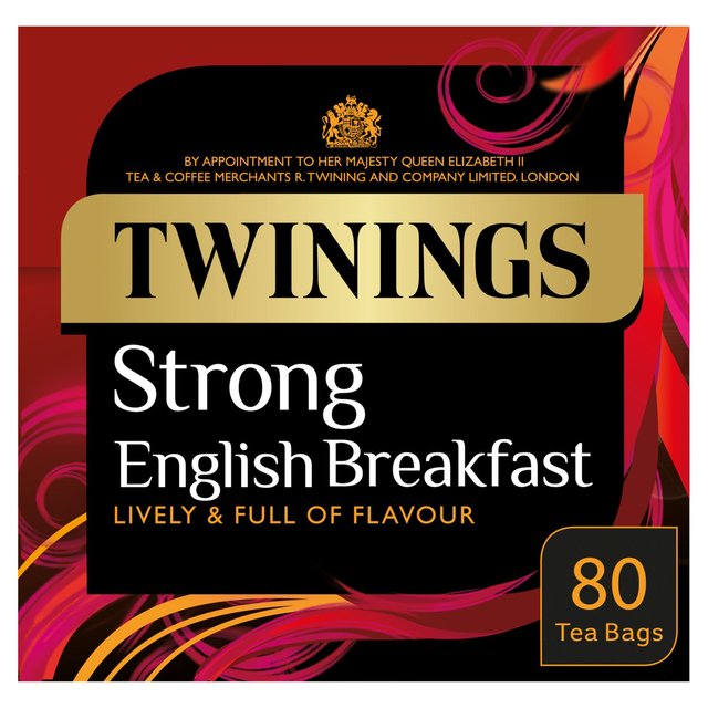 Twinings English Strong Breakfast Tea   80 per pack GOODS M&S   