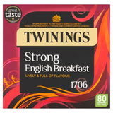 Twinings English Strong Breakfast Tea   80 per pack GOODS M&S   