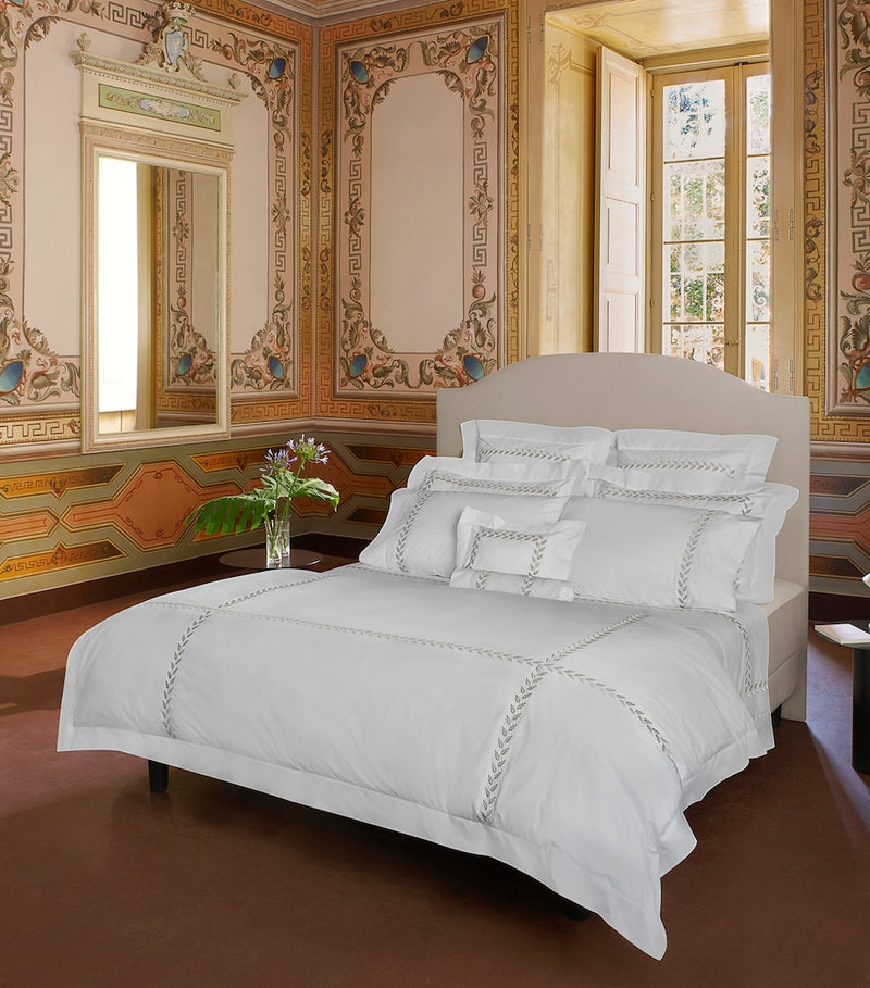 Pratesi Federico bolster sham boudoir pillowcase 13cm x 41cm, imported from the UK