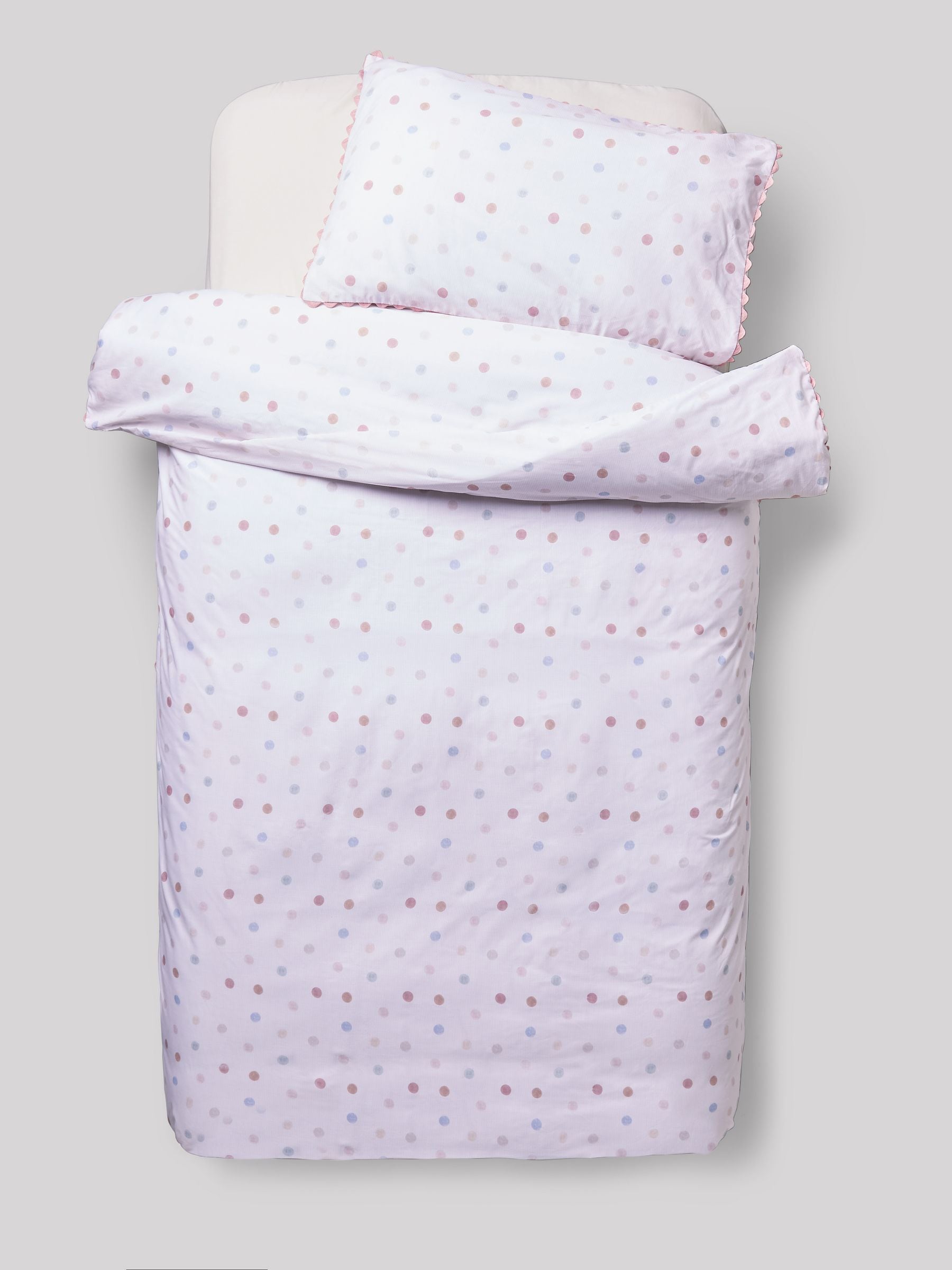 Sage green gingham reversible duvet cover and pillowcase set, imported from the UK