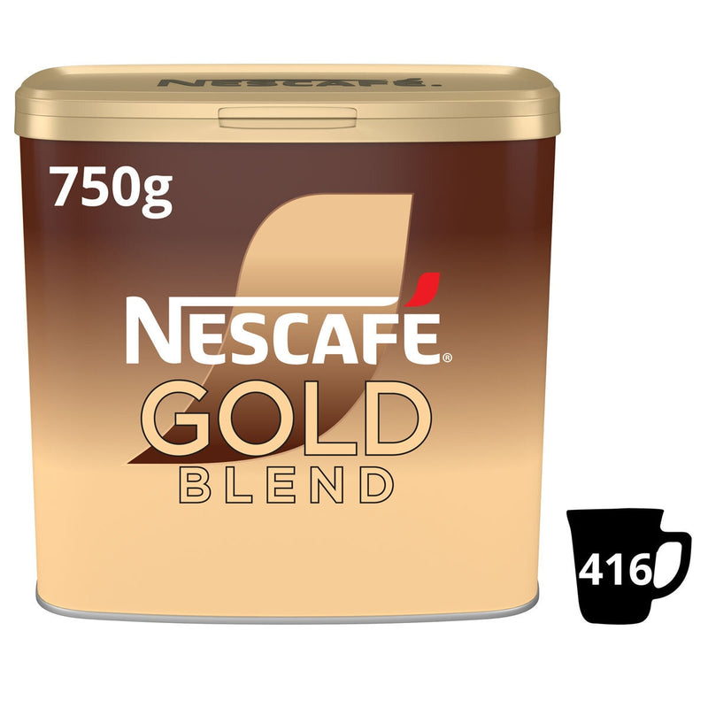 Nescafé Gold Blend instant coffee granules 750g, imported from the UK
