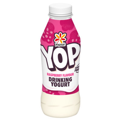 Yop raspberry drinking yoghurt 500g (British brand)