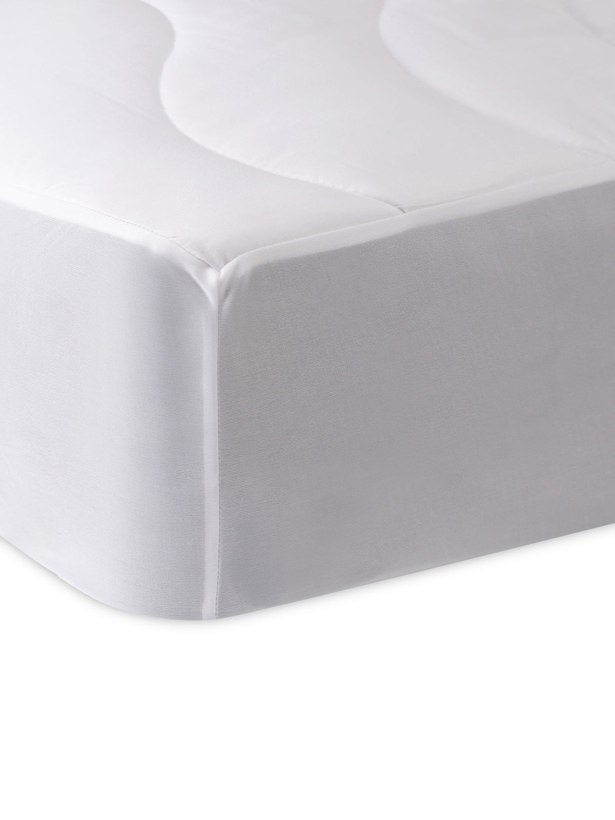 FBC Spundown Washable White Mattress Protector - British product