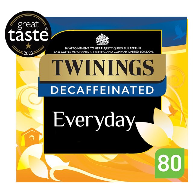 Twinings Decaffeinated Everyday Tea   80 per pack GOODS M&S   
