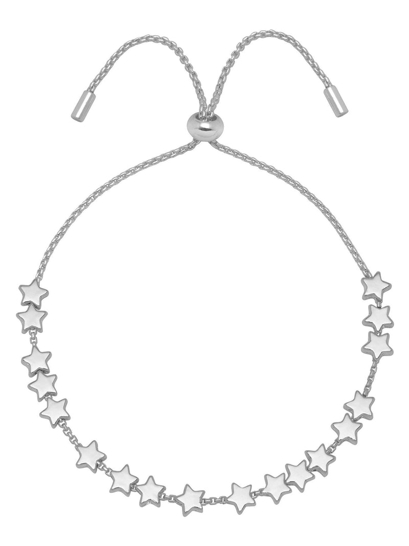 Estella Bartlett Silver Stars So Bright chain slider bracelet - British product