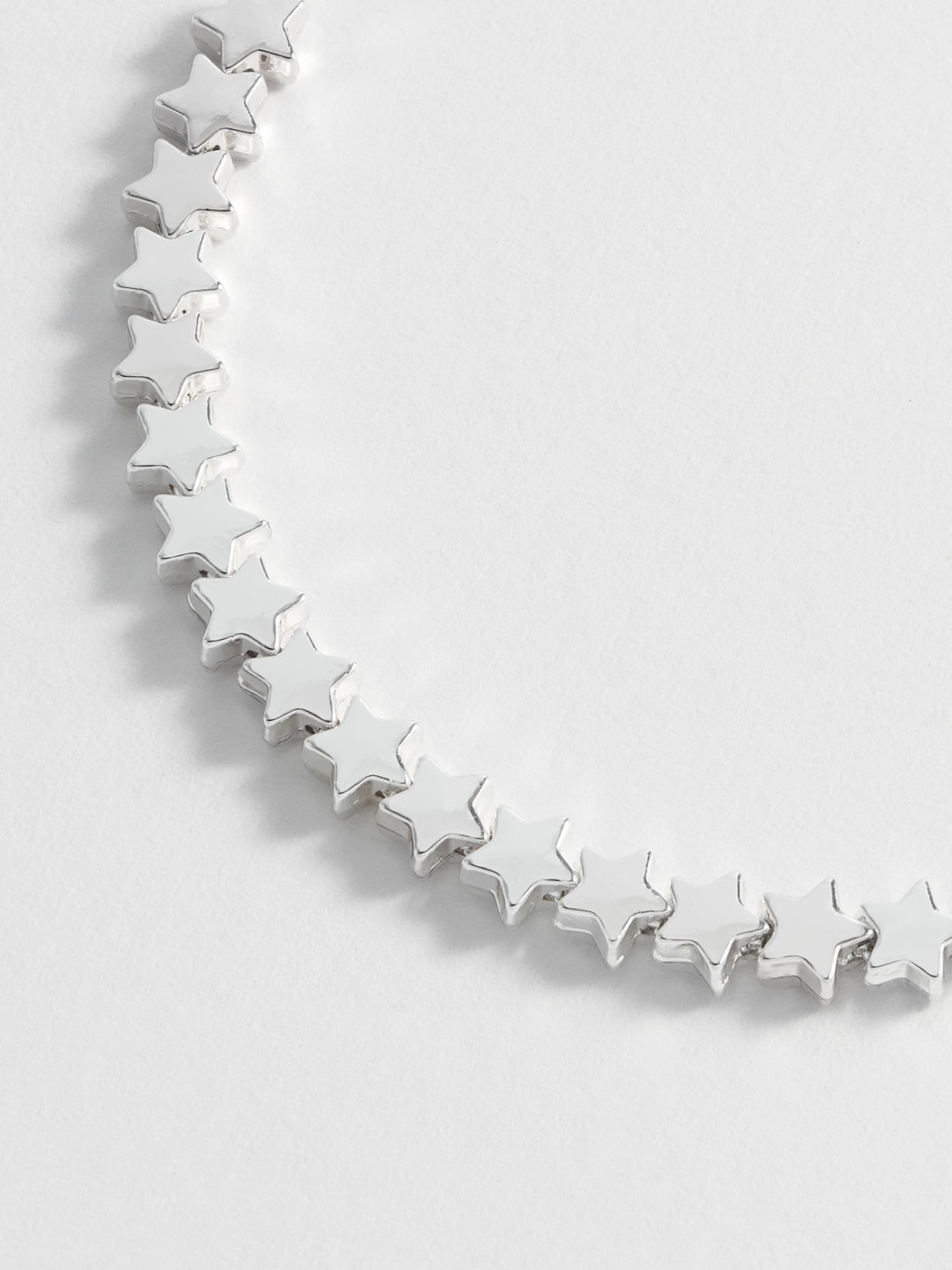 Estella Bartlett Silver Stars So Bright chain slider bracelet - British product