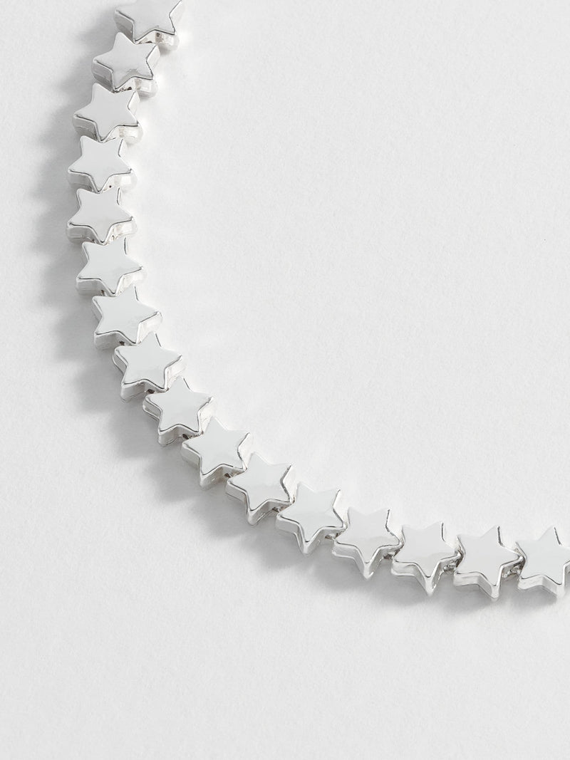Estella Bartlett Silver Stars So Bright chain slider bracelet - British product