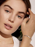 Estella Bartlett Silver Stars So Bright chain slider bracelet - British product