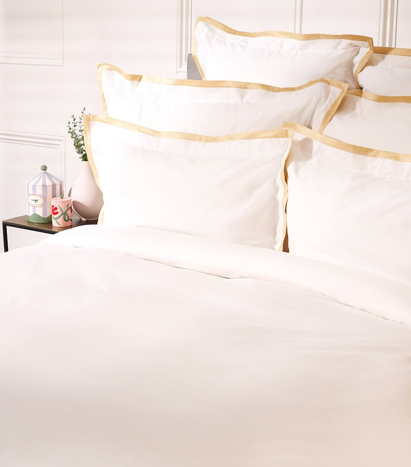 Square Pillowcase with Contrasting Trim, 65cm x 65cm