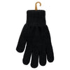 Superdrug black warm winter gloves (British brand)