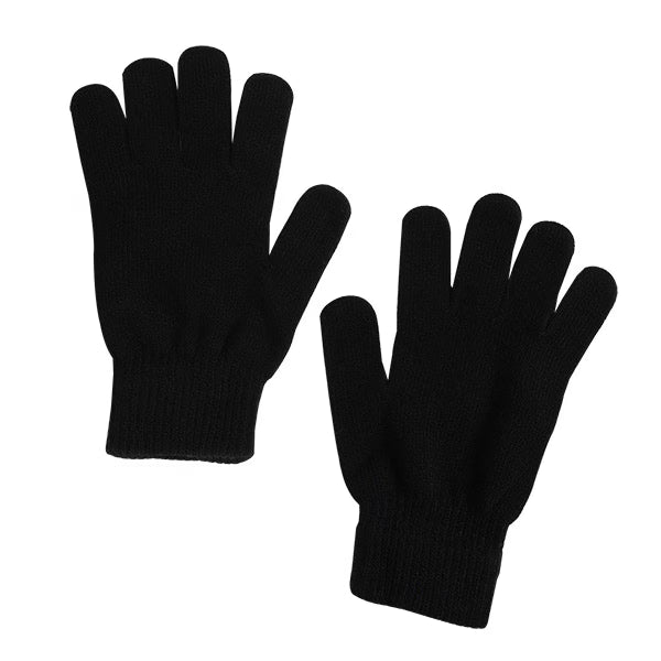 Superdrug black warm winter gloves (British brand)