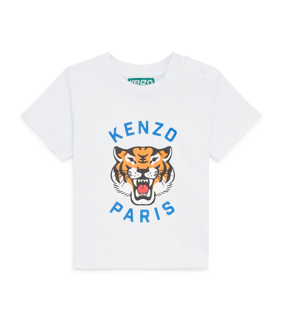 Kenzo Kids Cotton Logo T-Shirt (6 Months-4 Years)