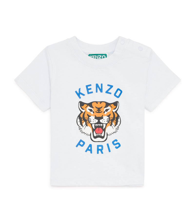 Kenzo Kids Cotton Logo T-Shirt (6 Months-4 Years)