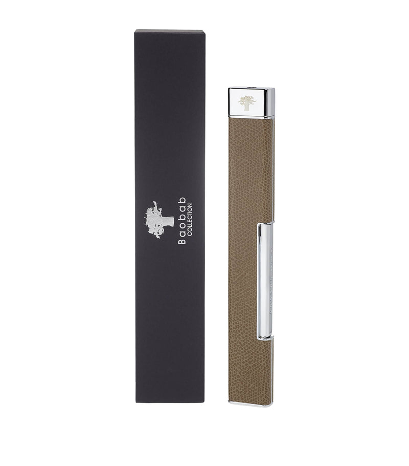 Baobab Collection leather torch flame lighter - British product