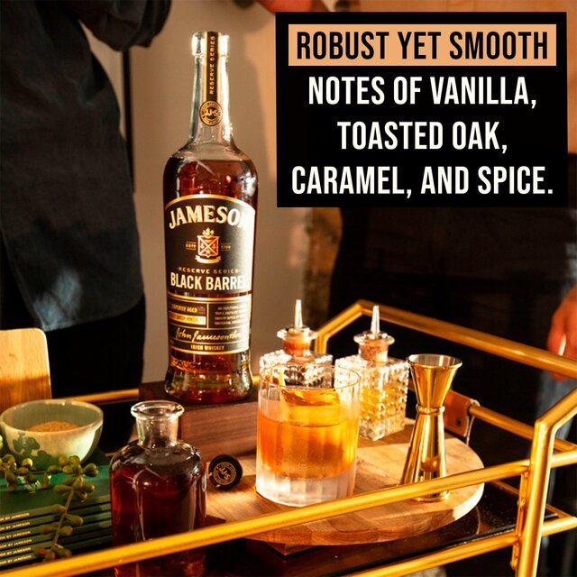 Jameson Black Barrel Triple Distilled Blended Irish Whiskey   70cl - McGrocer