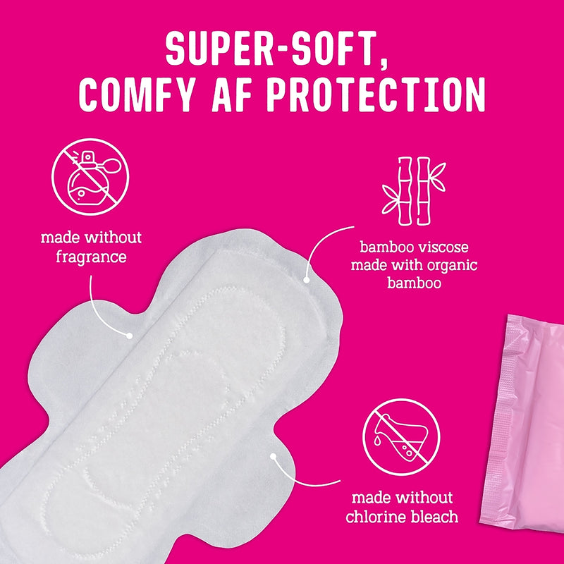 Flo Bamboo Period Pads Combo Pack 15 Pads - British product