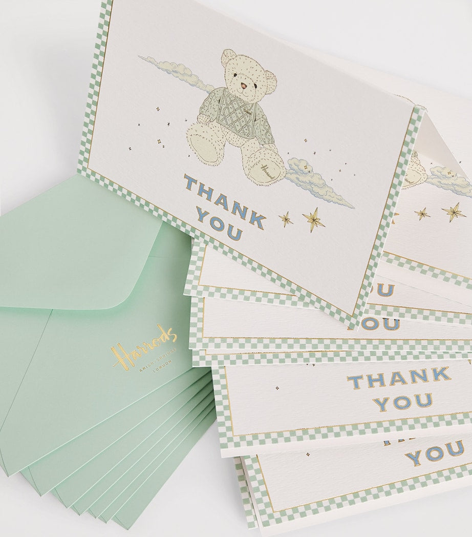Harrods Bear Thank You Cards (Pack of 8)