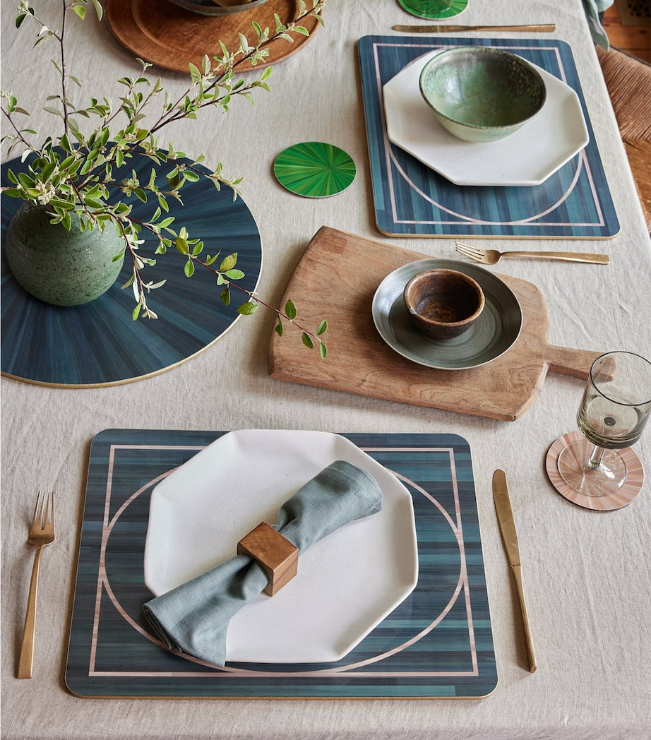 Hestia Set of 2 Soleil Round Coasters