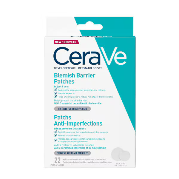 CeraVe Blemish Barrier Patches 22 Pieces - British product