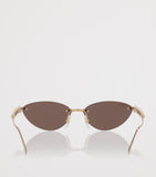 Cartier cat-eye sunglasses with gold-tone metal frames - British product