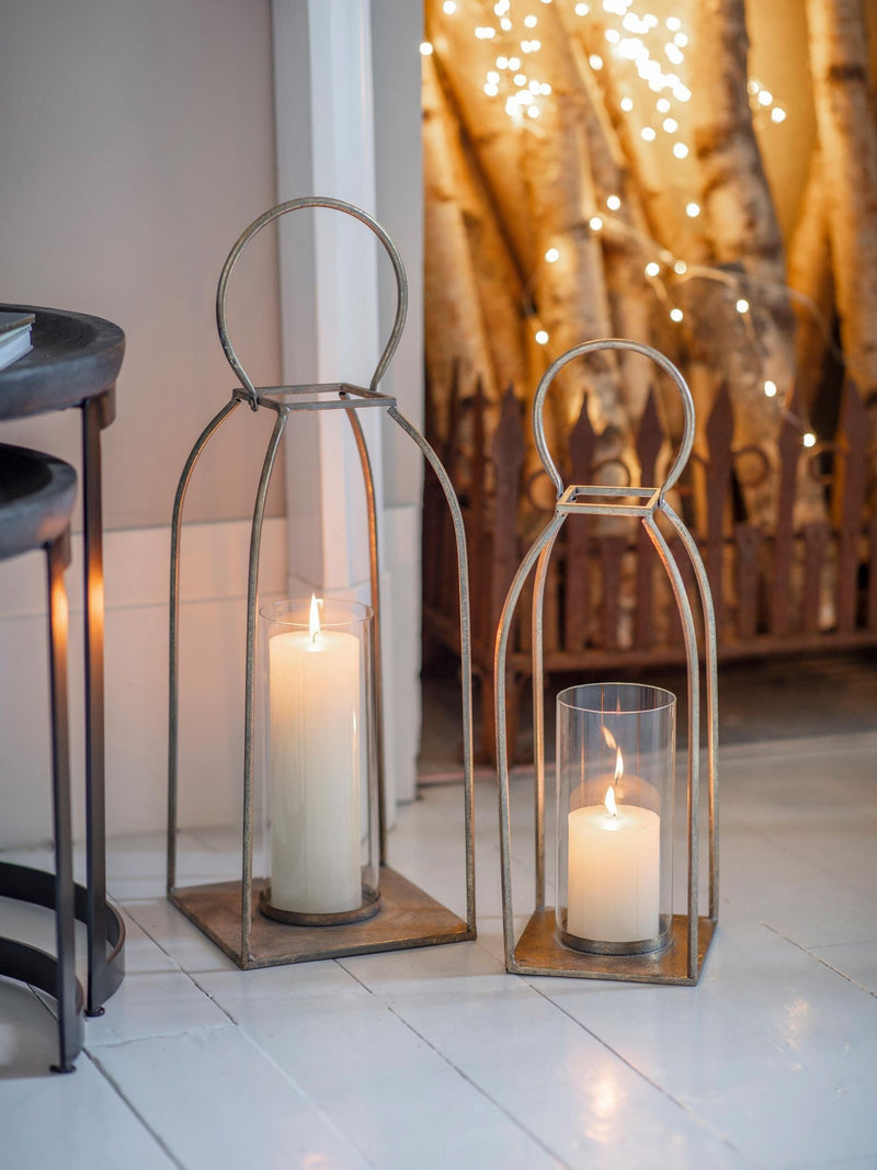 Gallery Home Gold Ancola Antique Lantern 38cm, UK version