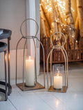 Gallery Home Gold Ancola Antique Lantern 38cm, UK version