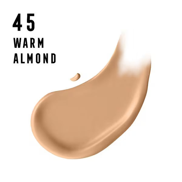 Max Factor Miracle Pure Foundation 45 Warm Almond, imported from the UK