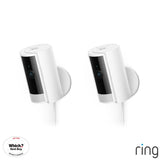 Ring Indoor Camera 2 Pack Bundle White, imported from the UK