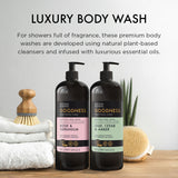 Baylis & Harding Goodness Body Wash 2 x 1L - British product