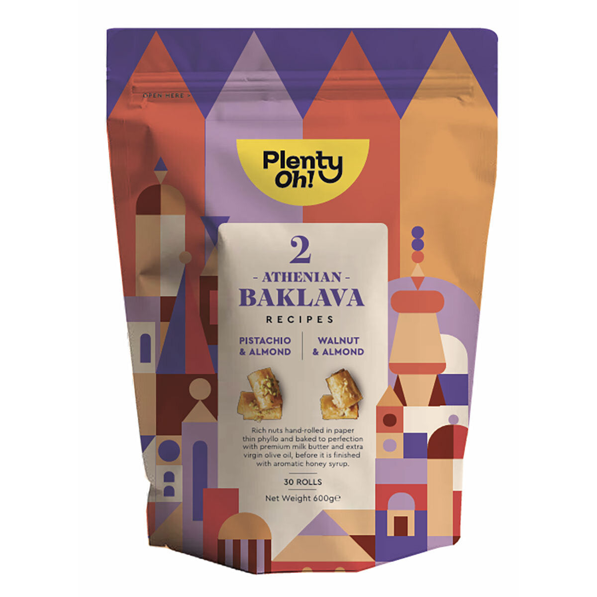 Plenty Oh Athenian Baklava 600g - British product