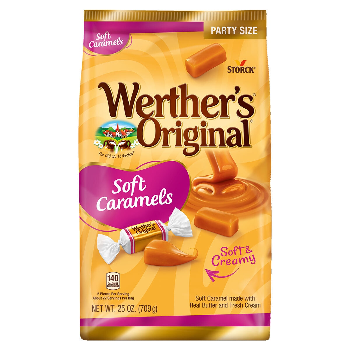Werther's Original Soft Caramels 709g (British brand)