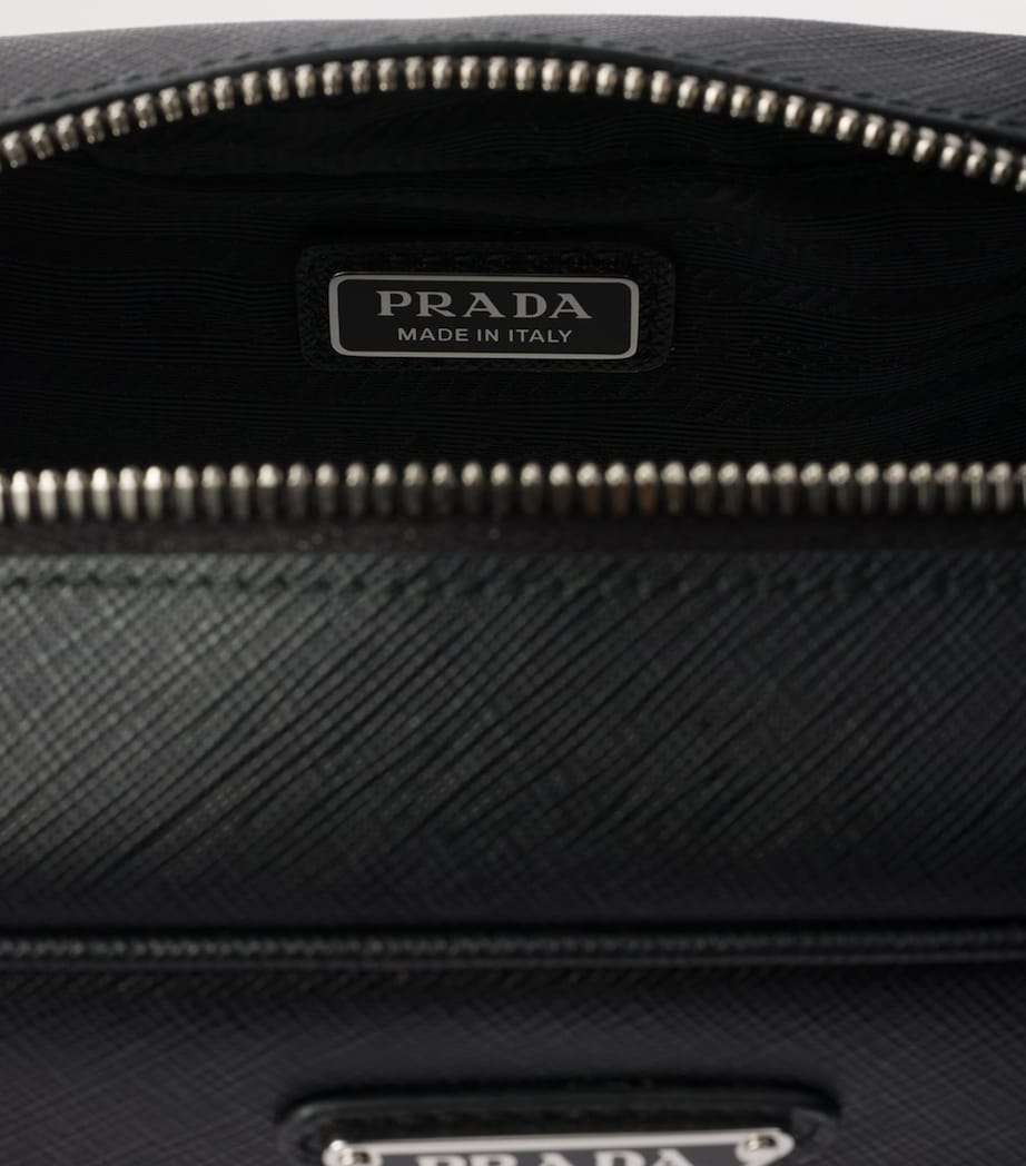 Prada Saffiano Leather Triangle Pouch