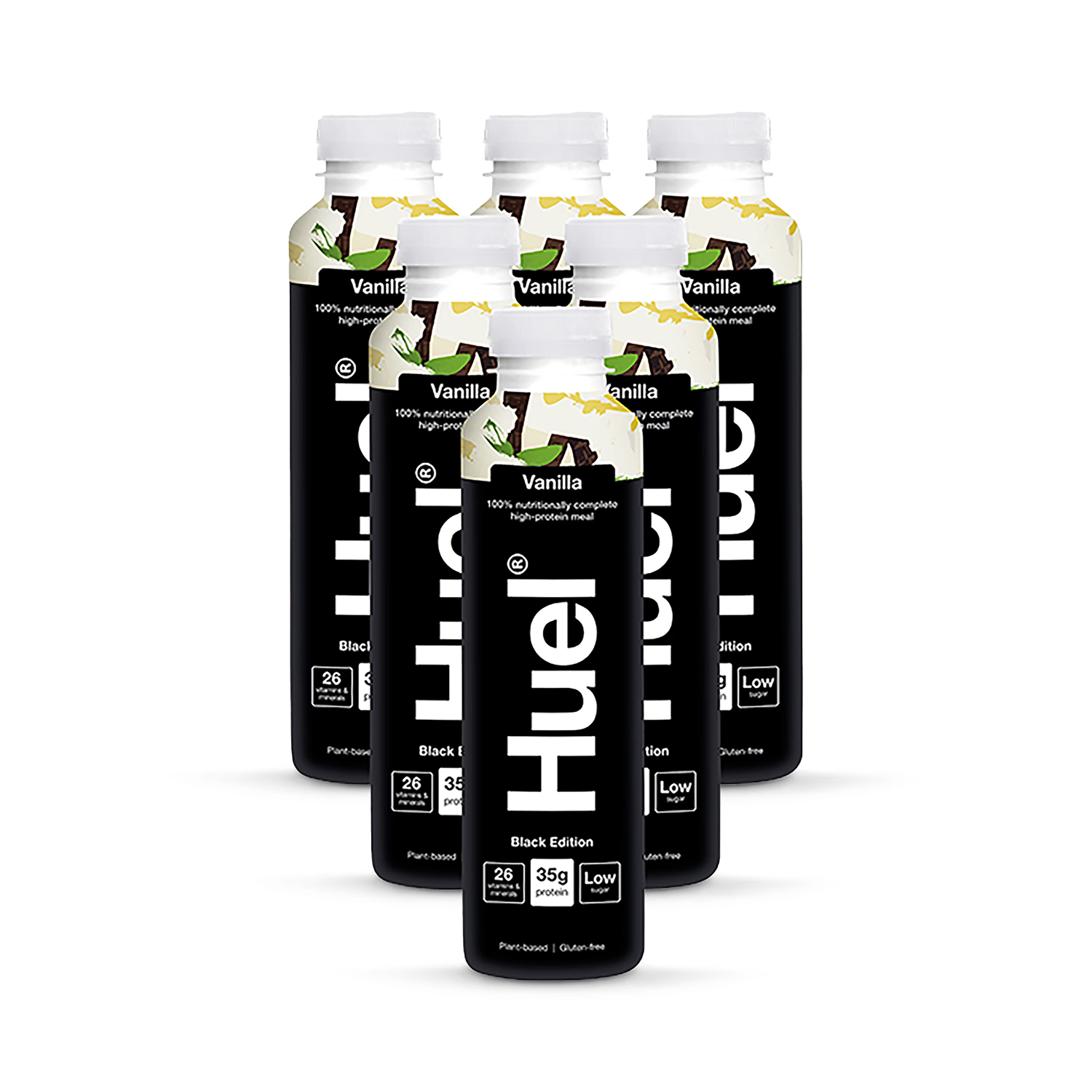 Huel Black Edition Meal Drink Vanilla 6 x 500ml, UK version