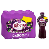 Ribena blackcurrant squash 12 x 500ml, imported from the UK