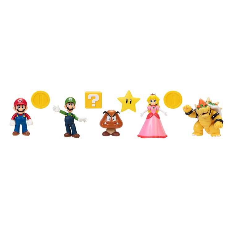 Nintendo Bowser Castle Playset with Super Mario figures, imported from the UK
