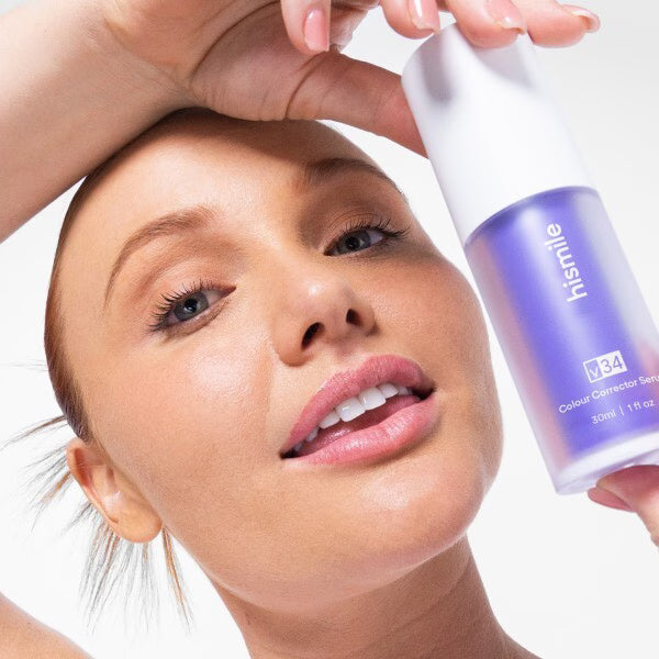 Hismile whitening bundle with V34 serum and PAP+ Strips, UK version