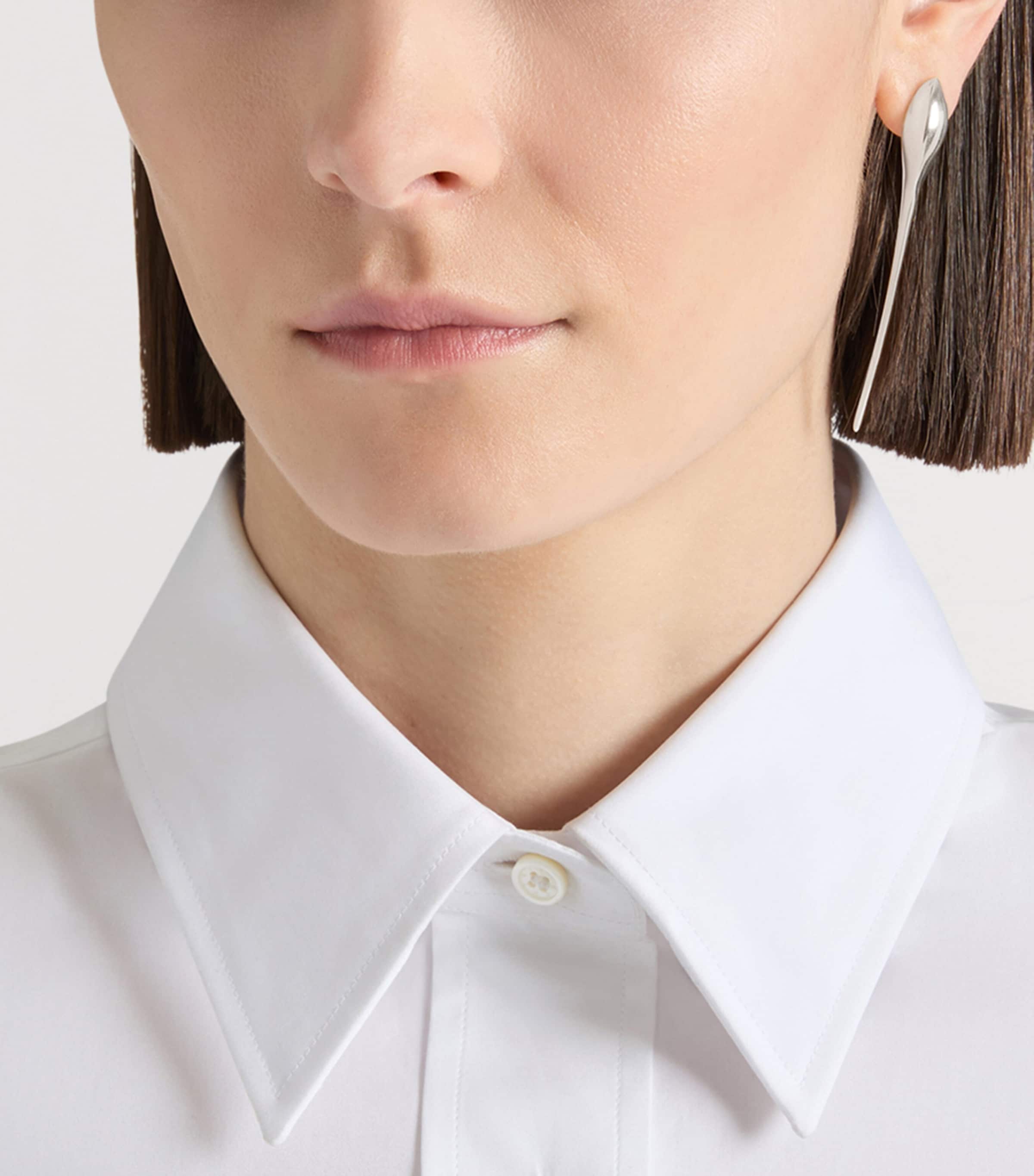 Givenchy spike silver-tone drop earrings, UK version