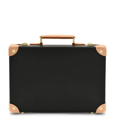 Small Safari Attaché Case with Push-Lock for Travel Documents