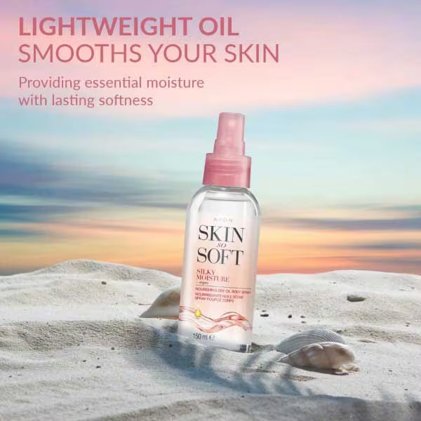 DNR Body Oil Spray Silky Moisture 150ml, imported from the UK