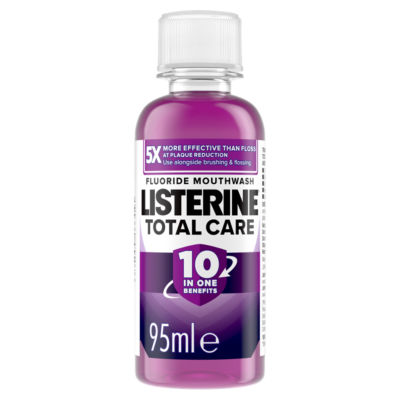 Listerine Total Care Clean Mint mouthwash 95ml, UK version