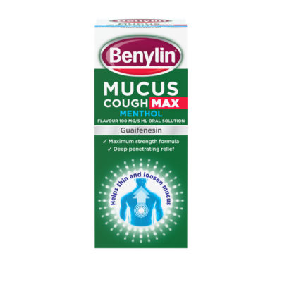 Benylin Mucus Cough Max Menthol Flavour cough oral solution 150ml - British product