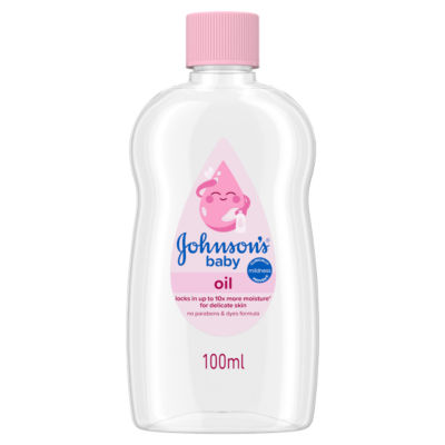 Johnson's Classic Moisturising Baby Oil 100ml, UK version